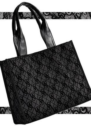 Новинка!сітчаста сумка шопер з логотипом victoria's secret вик...