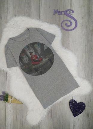 Женская футболка серая saint criminal by tom bagshaw размер м