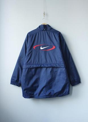 Nike vintage nylon big logo куртка мужская найк винтаж нейлоно...