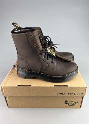 Кожаные высокие ботинки dr.martens combs leather мартенсы ориг...