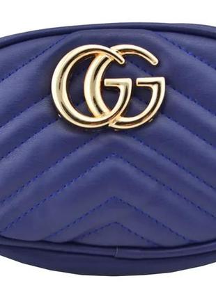 Женская сумка gucci (синяя)