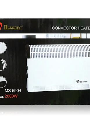 Обігрівач конвекційний електричний Domotec MS-5904