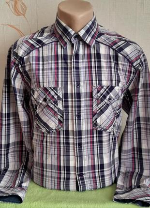 Сорочка в різнобарвну смужку jack&amp;jones jeans intelligence...