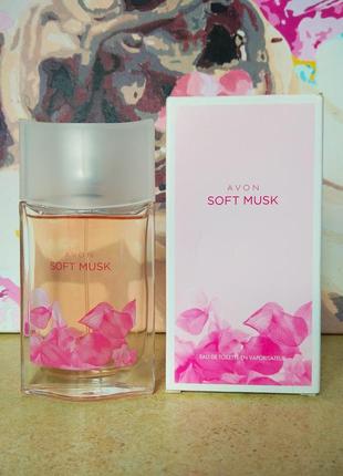 Туалетная вода для женщин avon soft musk 50 мл.