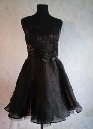 Платье бюстье с пышной юбкой размер uk 12