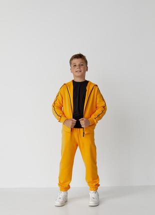 Детский спортивный костюм для мальчика желтый р.110 439046