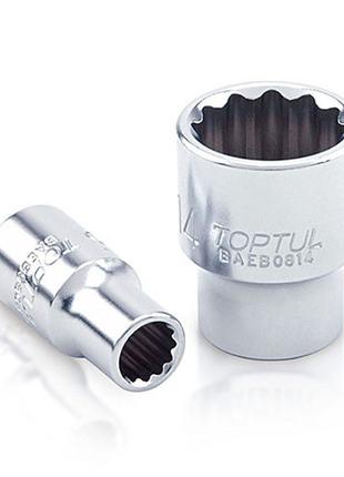 Торцевая головка TOPTUL 1/4" 4,5мм 12-гранная BAEB084E