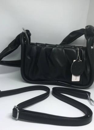 Женская сумочка с ремешком цвет черный 435835