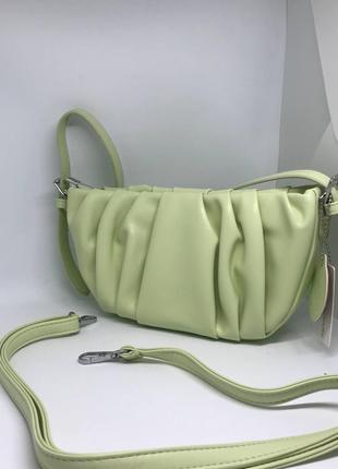Женская сумочка цвет зеленый 436730