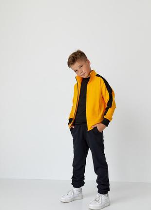 Детский спортивный костюм для мальчика желтый р.110 439137