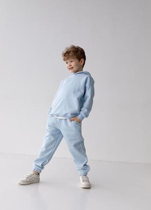 Детский спортивный костюм для мальчика светло голубой р.110 43...