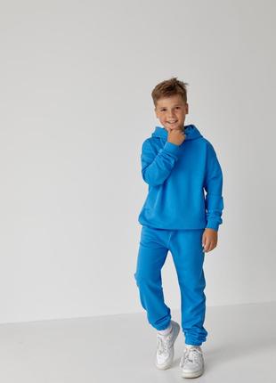 Детский спортивный костюм для мальчика голубой р.110 439840