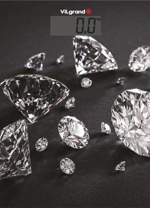 Весы напольные ViLgrand Diamonds стекляные имеют автоматическо...