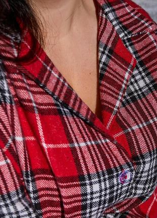 Женская пижама на байке красного цвета 391391