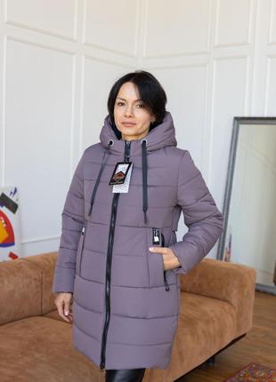 Жіноча зимова куртка 333. колір гліцинія
