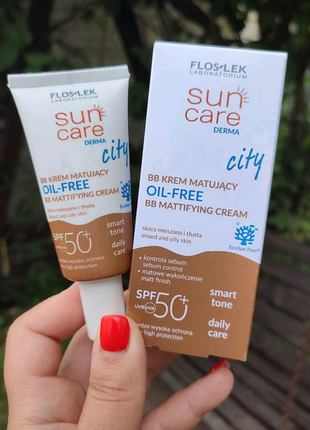 Сонцезахисний BB крем із SPF 50+ матуючий