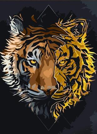 Картина по номерах Тигр 30х40 см