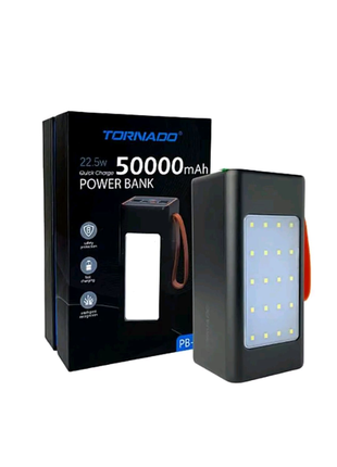 Power Bank Tornado PB05 (50000mAh) 22.5 W black