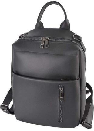 Женский рюкзак-сумка lucherino 802 черный