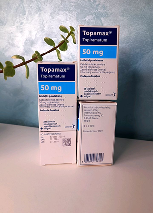 Топамакс, topamax, 50 мг
