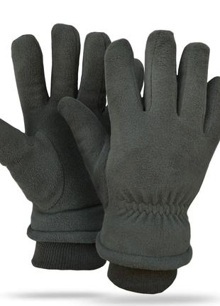 Перчатки / рукавицы флис - олива