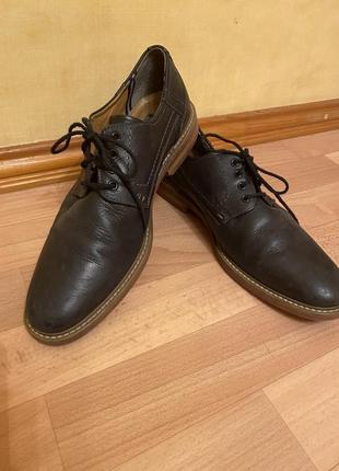 Стильні класичні шкіряні туфлі fretz men gore tex shoes розмір 43