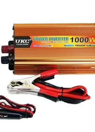 Перетворювач струму Power Inverter SSK-1000W AC/DC Автомобільн...