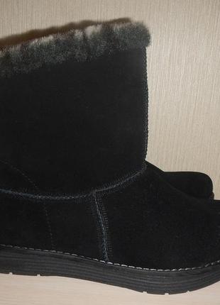 Зимові шкіряні чоботи skechers р. 38(25,5 см)