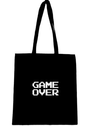 Еко сумка шоппер шопер " game over "