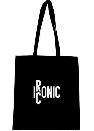 Эко сумка шоппер шоппер " ironic iconic"