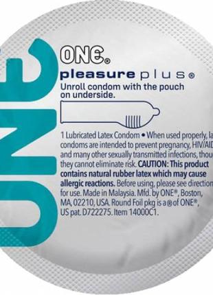 Презервативы One Pleasure plus,5 штук