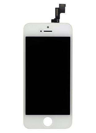 Дисплей (LCD) iPhone 5 с сенсором белый