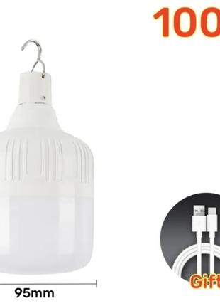 Світодіодна заряджаєма лампа Charging LED lamp 100W
