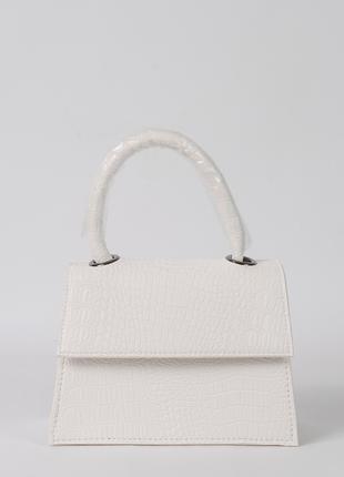 Женская сумка белая сумочка мини сумочка маленькая сумочка белая