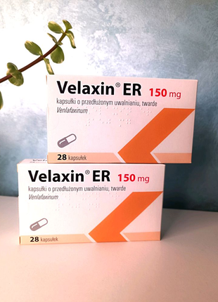 Велаксин ER 28 капсул , Венлаксор, лафаксин, венлафаксин, віпакс