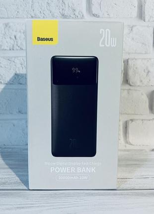 Baseus павер банк 30000mAh 20W 3A|оригінал