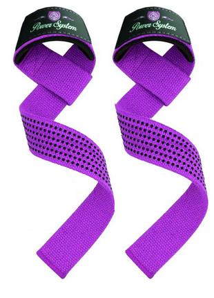 Лямки для тяги Power System PS-3420 G-Power Straps Purple