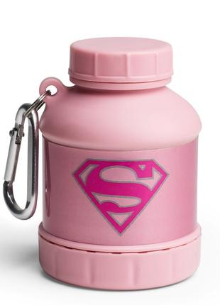 Таблетница Smartshake Whey2Go Funnel Pillbox 110ml DC Supergirl