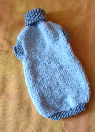 Плюшевый свитер для кота породы сфинкс, эльф.