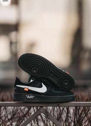 Стильні кросівки Nike Air Force x Off-White BLACK