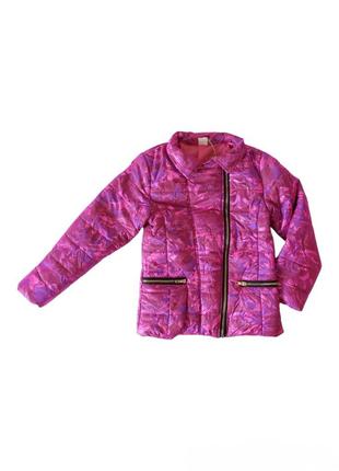 Куртка детская демисезонная на девочку синтепон, фиолетовая с ...