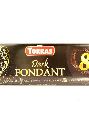 Шоколад черный без сахара и глютена 85% какао Torras Dark Fond...