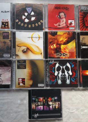 Собрание CD (3DoorsDown,FaithNoMore,Metallica,PapaRoach,Slayer...