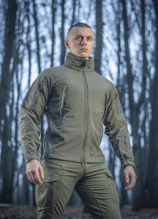 Тактична куртка  m-tac  soft shell olive