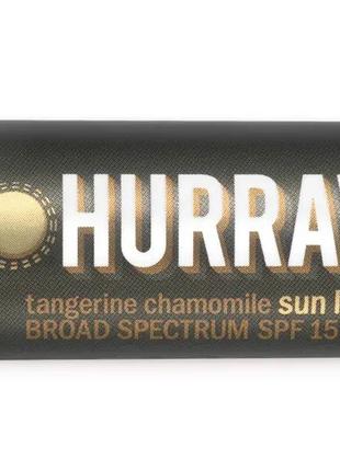 Бальзам для губ Hurraw! Sun Lip Balm Tangerine Chamomile 4,8 г...