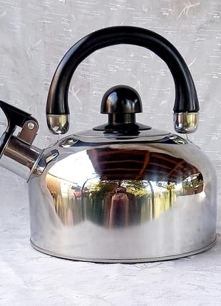 Чайник из нержавеющей стали со свистком Zauberg "ZB-002/2" (2л)