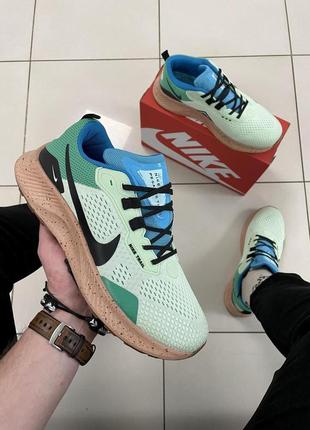 Кроссовки nike pegasus trail (blue / green)