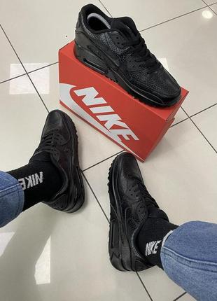 Кросівки nike air max 90 (black)