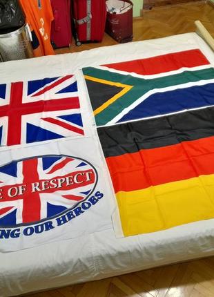 Прапори набір збірні - англія, німеччина , південна африка