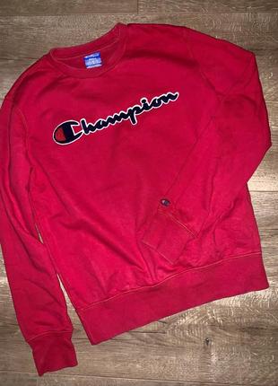 Свитшот кофта champion big logo. s